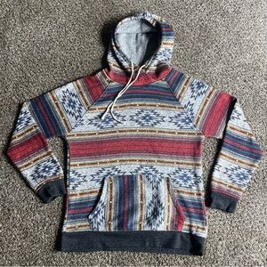 Brooklyn Cloth Tribal Aztek Pattern Lightweight Hoodie Size Medium